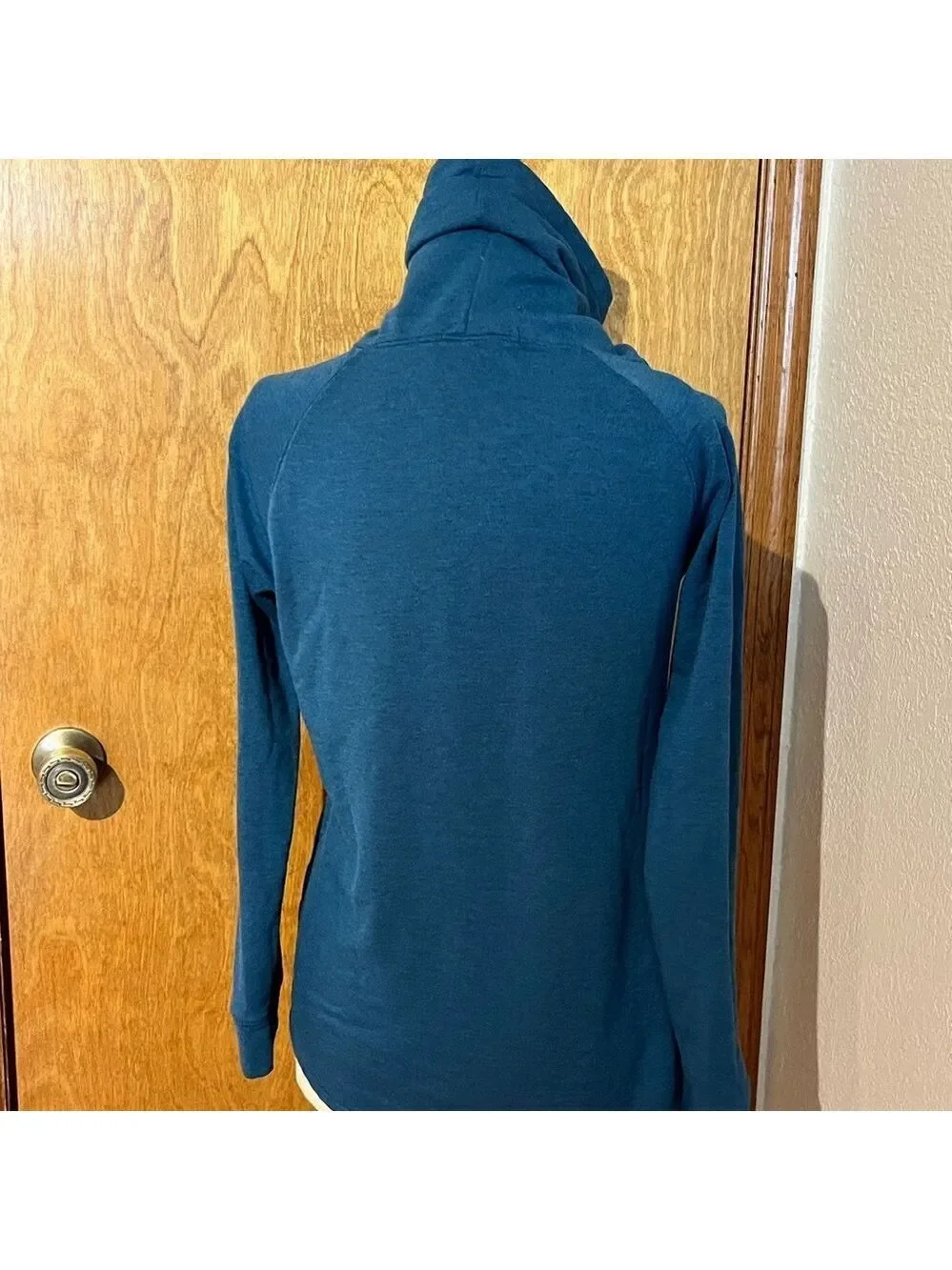 Women's Blue Cowl Neck Sweater 32 Degrees 32 Degree Heat brand small